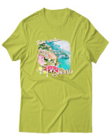 T-Shirt Αντρικό - Positano - Color Thumbnail Λαχανί
