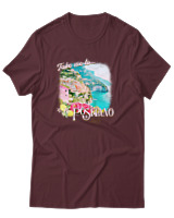 T-Shirt Αντρικό - Positano - Color Thumbnail Μπορντό