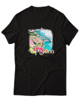 T-Shirt  Γυναικείο - Positano - Color Thumbnail Μαύρο