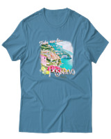 T-Shirt  Γυναικείο - Positano - Color Thumbnail Τυρκουάζ