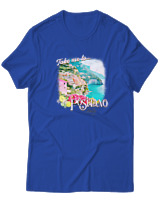 T-Shirt  Γυναικείο - Positano - Color Thumbnail Μπλέ Ρουά