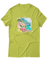 T-Shirt  Γυναικείο - Positano - Color Thumbnail Λαχανί