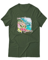 T-Shirt  Γυναικείο - Positano - Color Thumbnail Κυπαρισσί