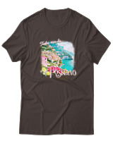 T-Shirt  Γυναικείο - Positano - Color Thumbnail Καφέ
