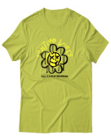T-Shirt Αντρικό - Positive Vibes - Color Thumbnail Λαχανί