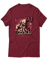 T-Shirt Αντρικό - Predator Hustle - Color Thumbnail Σκούρο Κόκκινο