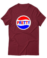 T-Shirt Αντρικό - Pretty - Color Thumbnail Σκούρο Κόκκινο