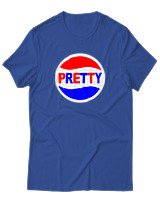 T-Shirt Αντρικό - Pretty - Color Thumbnail Μπλε Ρουά