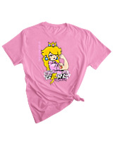 T-Shirt Woman Fashion Γυναικείο - Princess Peach - Color Thumbnail PINK