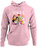Φούτερ με κουκούλα - Princesses Gone Wild - Color Thumbnail Pink
