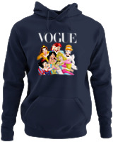 Φούτερ με κουκούλα - Princesses Gone Wild - Color Thumbnail Navy Blue