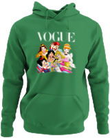 Φούτερ με κουκούλα - Princesses Gone Wild - Color Thumbnail Kelly Green