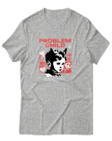 T-Shirt Αντρικό - Problem Child - Color Thumbnail Γκρι Μελανζέ