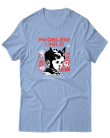 T-Shirt Αντρικό - Problem Child - Color Thumbnail Γαλάζιο