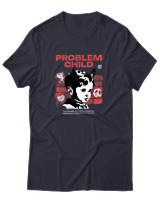 T-Shirt Αντρικό - Problem Child - Color Thumbnail Σκούρο Μπλε