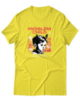 T-Shirt Αντρικό - Problem Child - Color Thumbnail Κίτρινο
