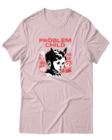 T-Shirt Αντρικό - Problem Child - Color Thumbnail Απαλό Ροζ