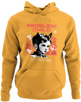 Φούτερ με κουκούλα - Problem Child - Color Thumbnail Κίτρινο Χρυσό