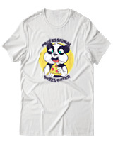 T-Shirt Αντρικό - Professional Pizza Eater - Color Thumbnail Άσπρο