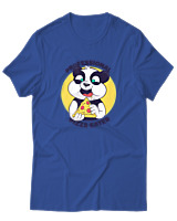 T-Shirt Αντρικό - Professional Pizza Eater - Color Thumbnail Μπλε Ρουά