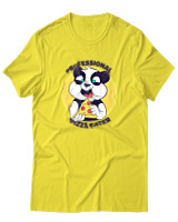 T-Shirt Αντρικό - Professional Pizza Eater - Color Thumbnail Κίτρινο