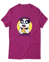 T-Shirt Αντρικό - Professional Pizza Eater - Color Thumbnail Φουξια
