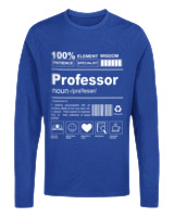 Μακρυμάνικο Μακό - Professor - Color Thumbnail Μπλε Ρουά