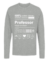 Μακρυμάνικο Μακό - Professor - Color Thumbnail Γκρι Μελανζέ