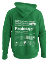 Φούτερ με κουκούλα - Professor - Color Thumbnail Kelly Green