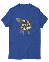 T-Shirt Αντρικό - Proud To Be The Blacksheep - Color Thumbnail Μπλε Ρουά
