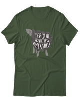 T-Shirt Αντρικό - Proud To Be The Blacksheep - Color Thumbnail Κυπαρισσί