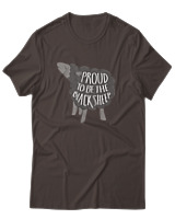 T-Shirt Αντρικό - Proud To Be The Blacksheep - Color Thumbnail Καφέ