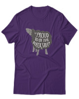 T-Shirt Αντρικό - Proud To Be The Blacksheep - Color Thumbnail Σκούρο Μωβ