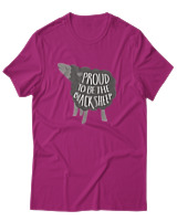 T-Shirt Αντρικό - Proud To Be The Blacksheep - Color Thumbnail Φουξια