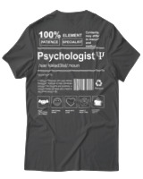 T-Shirt Αντρικό - Psychologist - Color Thumbnail Ανθρακί