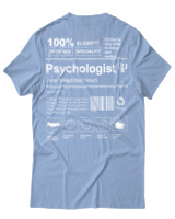 T-Shirt Αντρικό - Psychologist - Color Thumbnail Γαλάζιο