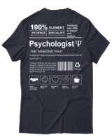 T-Shirt Αντρικό - Psychologist - Color Thumbnail Σκούρο Μπλε