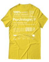 T-Shirt Αντρικό - Psychologist - Color Thumbnail Χρυσό Κίτρινο