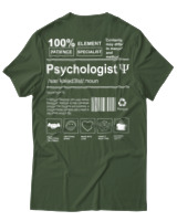 T-Shirt Αντρικό - Psychologist - Color Thumbnail Κυπαρισσί