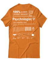 T-Shirt Αντρικό - Psychologist - Color Thumbnail Πορτοκαλί