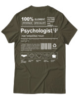 T-Shirt Αντρικό - Psychologist - Color Thumbnail Χακί