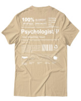 T-Shirt Αντρικό - Psychologist - Color Thumbnail Μπεζ