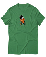 T-Shirt Αντρικό - Pug Moon - Color Thumbnail Πράσινο