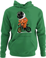 Φούτερ με κουκούλα - Pug Moon - Color Thumbnail Kelly Green