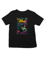 T-Shirt  - Pulp Fiction Comic - Color Thumbnail Μαύρο