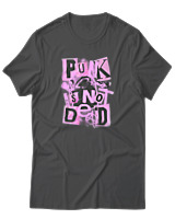 T-Shirt Αντρικό - Punk Is Not Dead - Color Thumbnail Ανθρακί