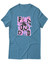 T-Shirt Αντρικό - Punk Is Not Dead - Color Thumbnail Τιρκουάζ