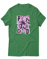 T-Shirt Αντρικό - Punk Is Not Dead - Color Thumbnail Πράσινο