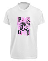 T-Shirt Fit Αντρικό - Punk Is Not Dead - Color Thumbnail 'Ασπρο