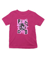 T-Shirt  Παιδικό - Punk Is Not Dead - Color Thumbnail Φουξια